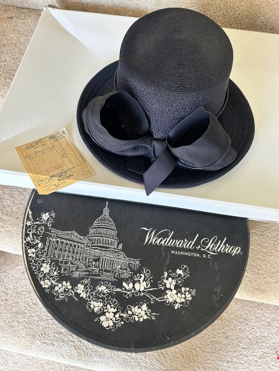Vintage 1952 Christian Dior Hat